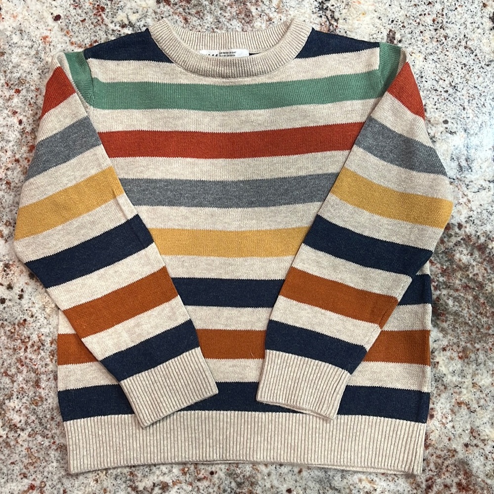 Toddler Boys H&M striped sweater size 3/4t